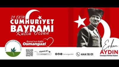 Osmangazi Belediyesi | 29 Ekim Cumhuriyet Bayramımız kutlu olsun🇹🇷