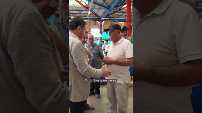 Başkan Aydın, Hamitler Pazar Alanı’nda